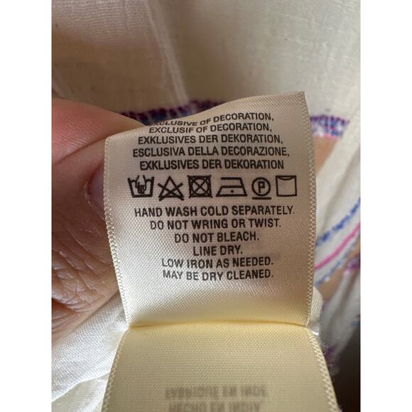 Anthropologie Holding Horses Elira Striped Dress Size S Boho Mini A Line Swing - Picture 8 of 8